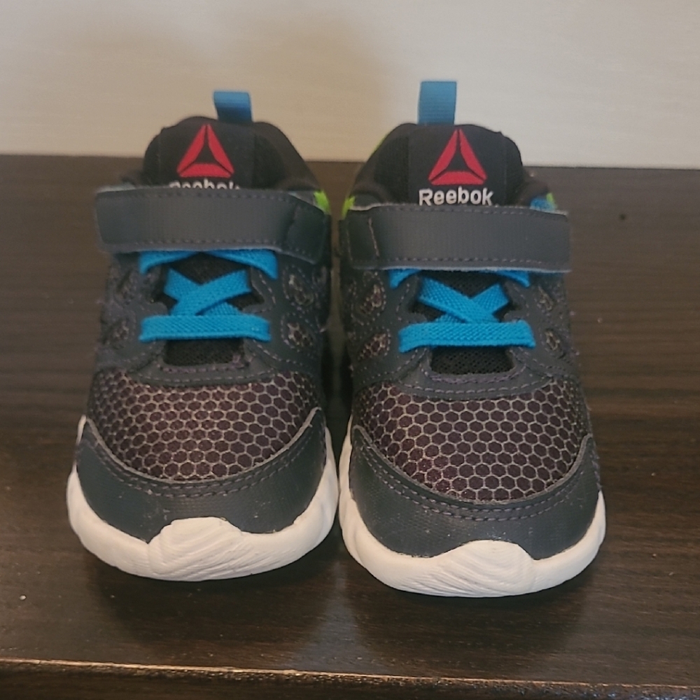 Reebok Baby/Toddler Sneakers with Blue and Gray